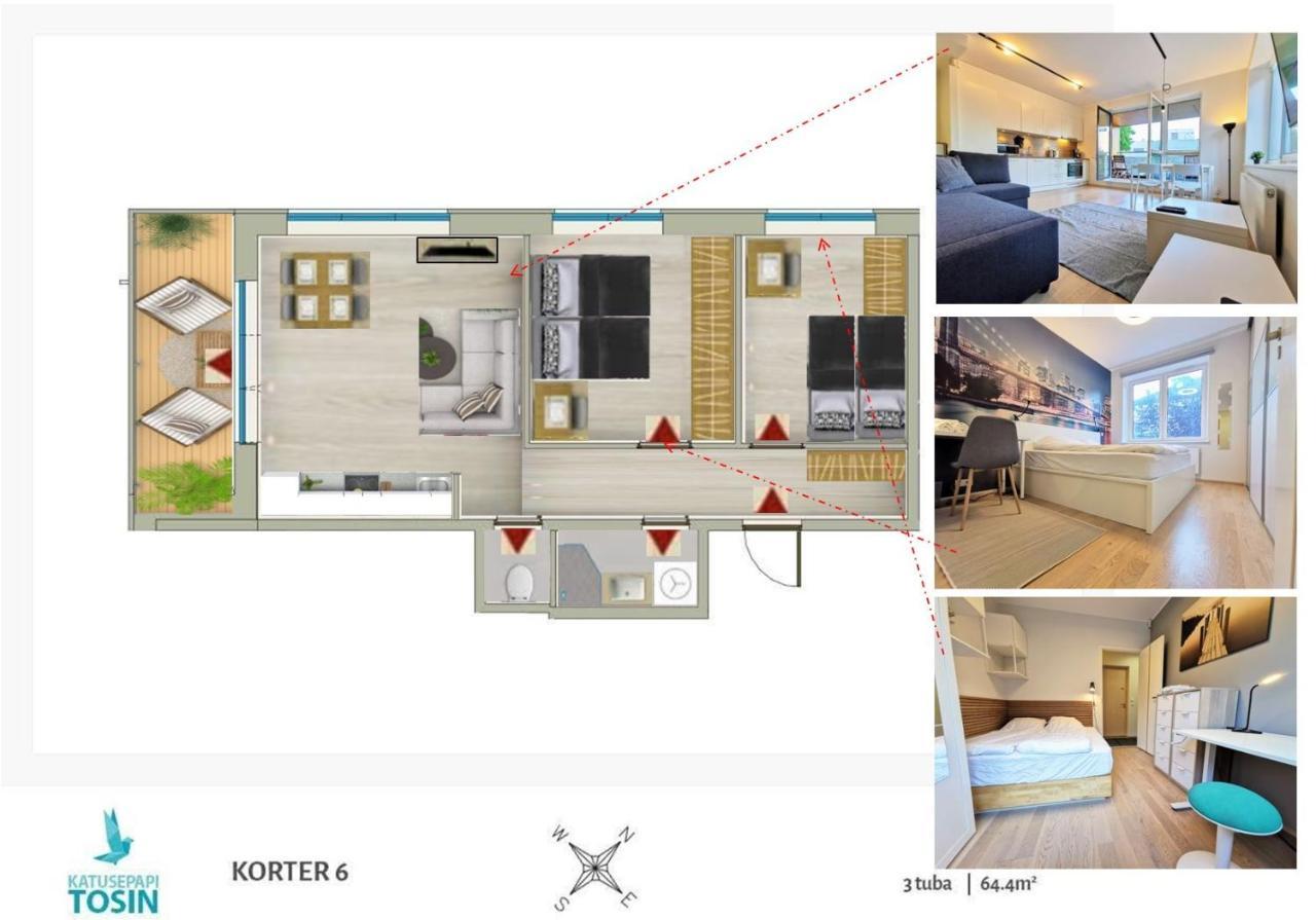 Scandian Apartments - City Hub ทาลลินน์ ภายนอก รูปภาพ